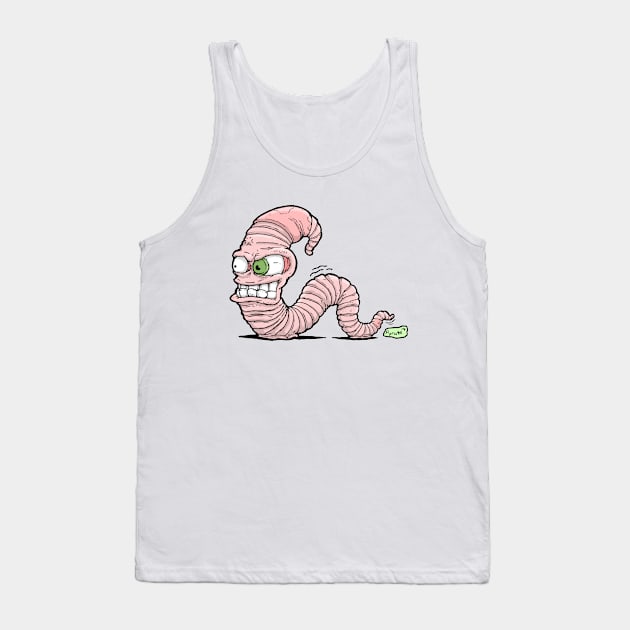 Earthwom Jim Tank Top by ChrisPyrate